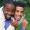 Act Six scholars Jael Chambers (left) and Jesus Garcia
